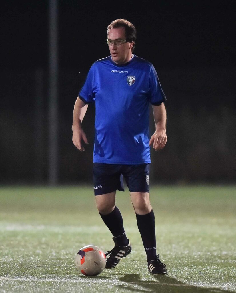 il presidente sul campo